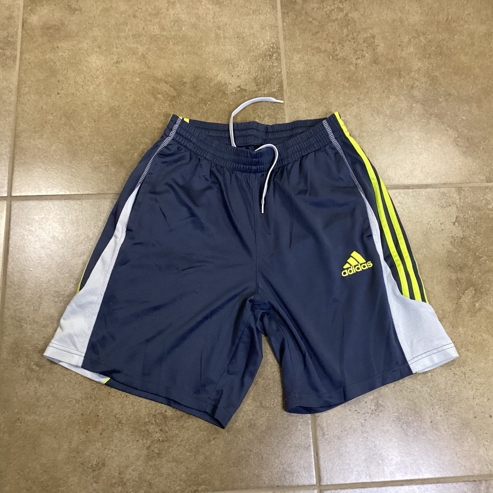 Adidas Shorts Mens Sz M Climacool Gray Athletic 7" Running Training Gym Pockets